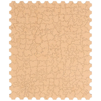 Rowood Golden Autumn Carousel Wooden Jigsaw Puzzle (TA008) | Nostalgic Autumn Park Scene