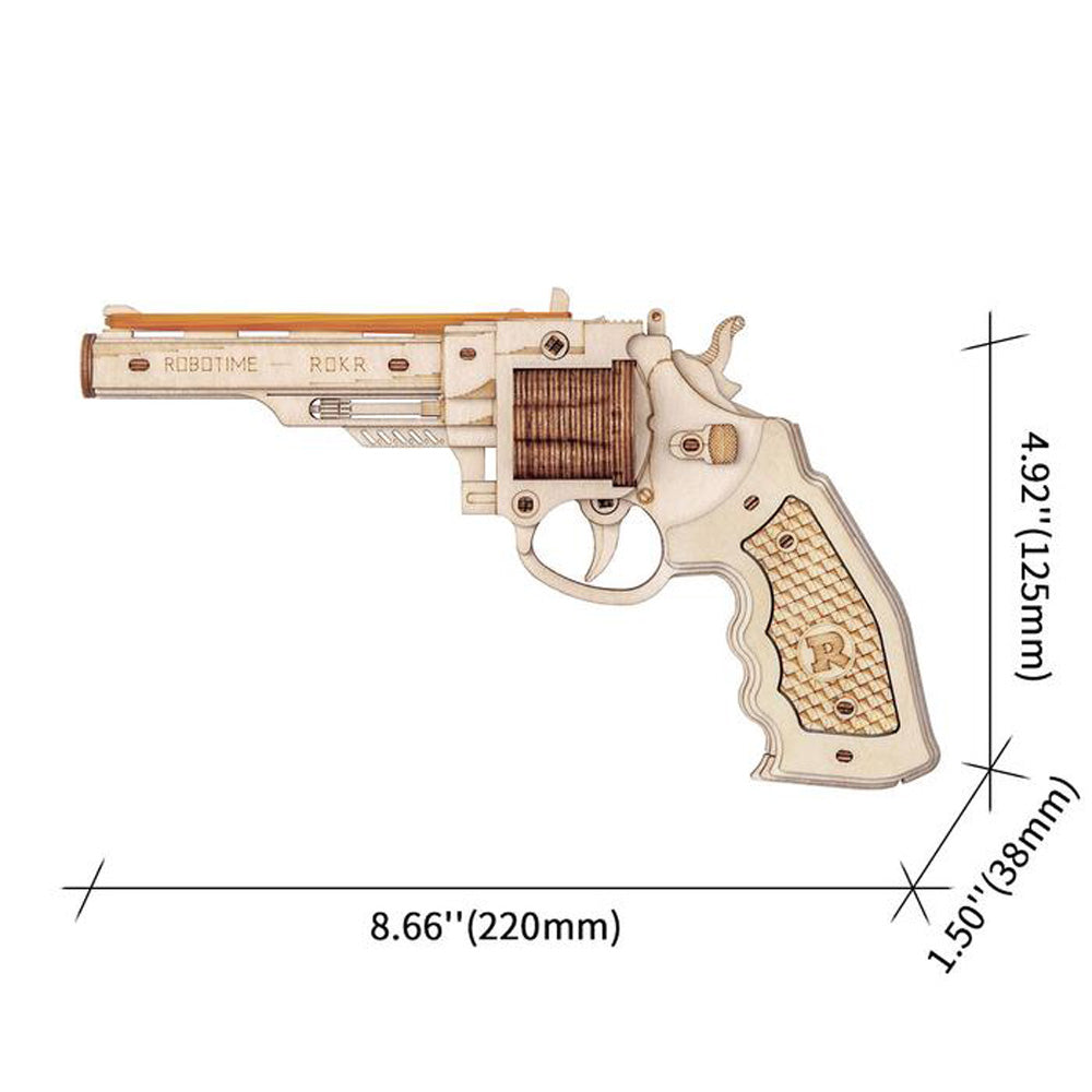 Robotime ROKR 3D Corsac M60 Justice Guard Gun DIY Wooden Puzzle LQ401