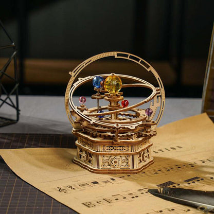 ROKR Starry Night Orrery Mechanical Music Box (AMK51) | Wind-Up “MEMORY”