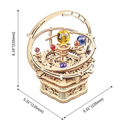 ROKR Starry Night Orrery Mechanical Music Box (AMK51) | Wind-Up “MEMORY”