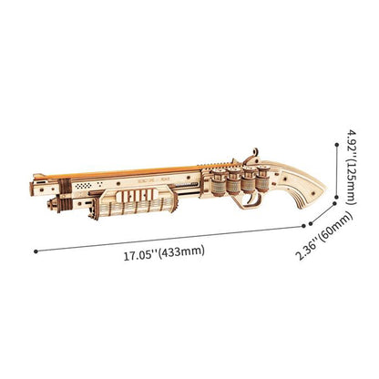 ROKR Terminator M870 3D Wooden Puzzle (LQ501) | Mechanical Model