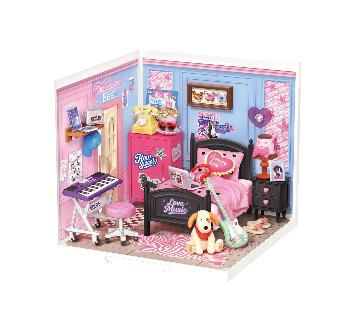 Rolife Bedroom Pop DW029 - completed model
