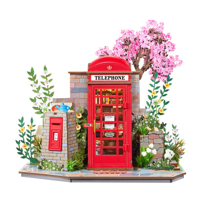 Rolife Blossom Book Booth TGS05 DIY miniature house kit finished model