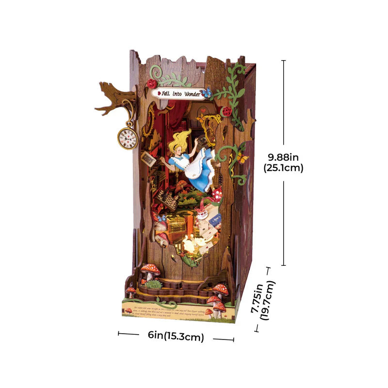 Rolife DIY Book Nook Shelf Insert - Fall into Wonder TGB12