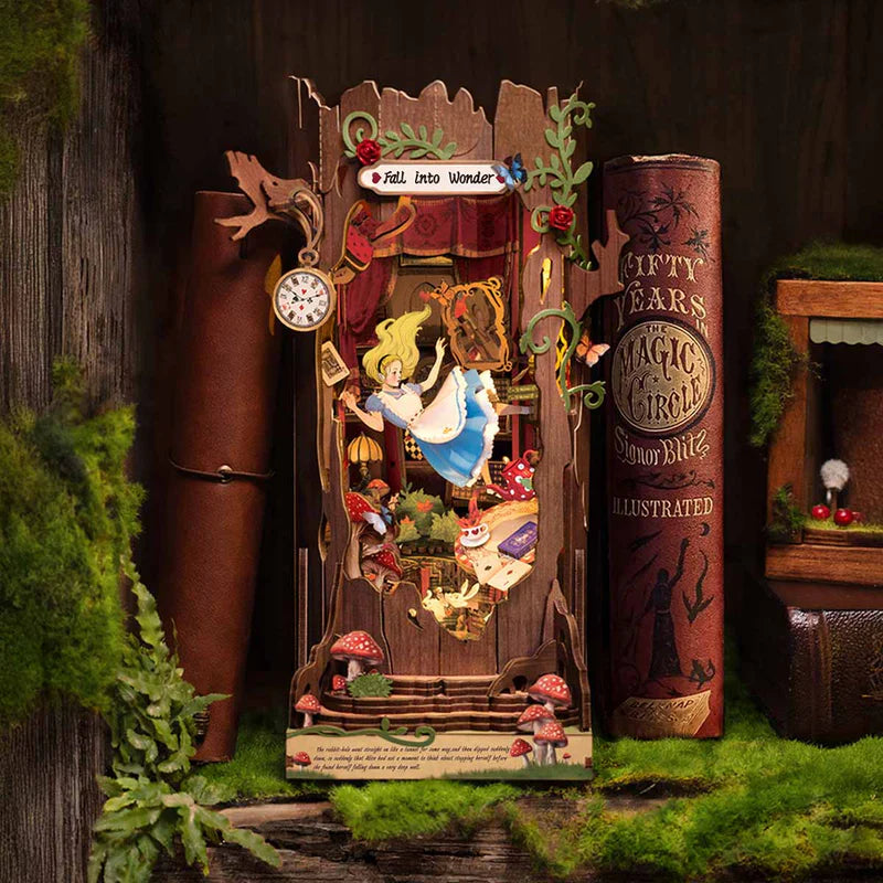 Rolife DIY Book Nook Shelf Insert - Fall into Wonder TGB12