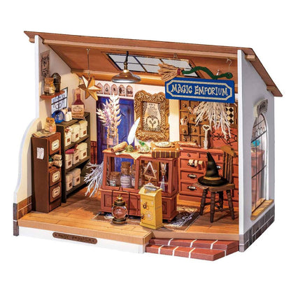 Rolife Kiki’s Magic Emporium DIY Miniature House Kit (DG155) | 1:18 Scale