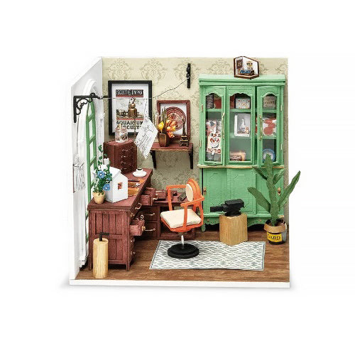 Robotime 1:24 DIY Miniature Mini Dollhouse Kit Home Decor Jimmy's Studio DGM07