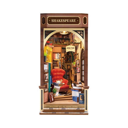 Rolife Bookstore DIY Book Nook Shelf Insert Kit (TGB07) | Touch Light