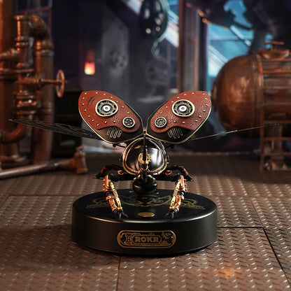 ROKR Rhinoceros Beetle 3D Puzzle (MI01) | Touch-Activated Mechanical Insect Model