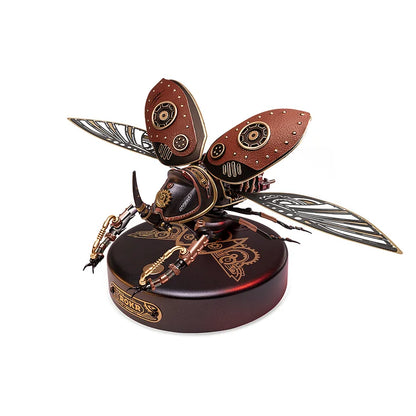 ROKR Rhinoceros Beetle 3D Puzzle (MI01) | Touch-Activated Mechanical Insect Model