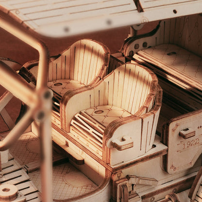 ROKR Vintage Car 3D Wooden Puzzle (MC801) | 1:15 Scale Model Kit