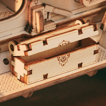 ROKR Vintage Car 3D Wooden Puzzle (MC801) | 1:15 Scale Model Kit
