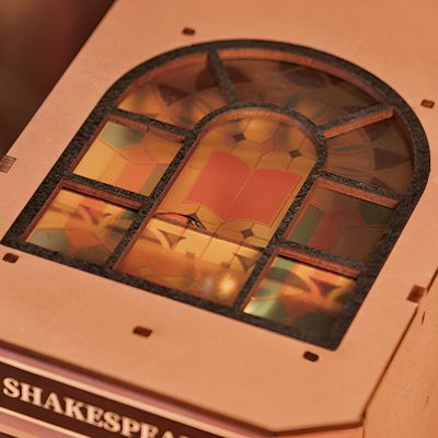 Rolife Bookstore DIY Book Nook Shelf Insert Kit (TGB07) | Touch Light