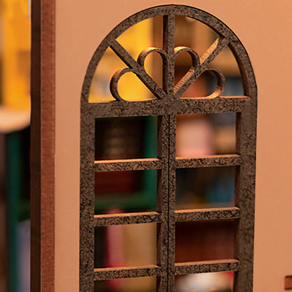 Rolife Bookstore DIY Book Nook Shelf Insert Kit (TGB07) | Touch Light